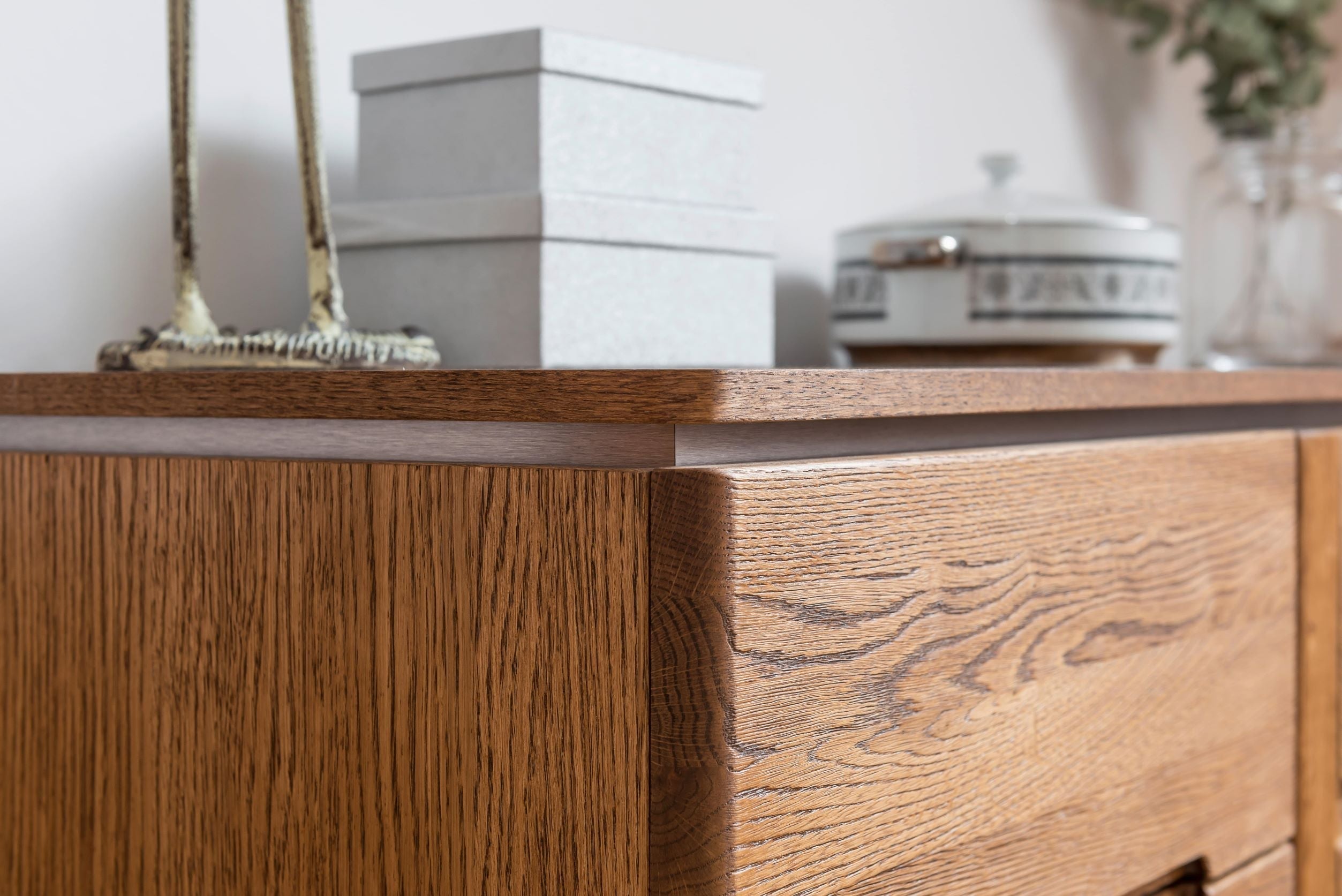 NordicStory Comoda o Mueble de TV de madera maciza de roble diseno rustico nordico escandinavo